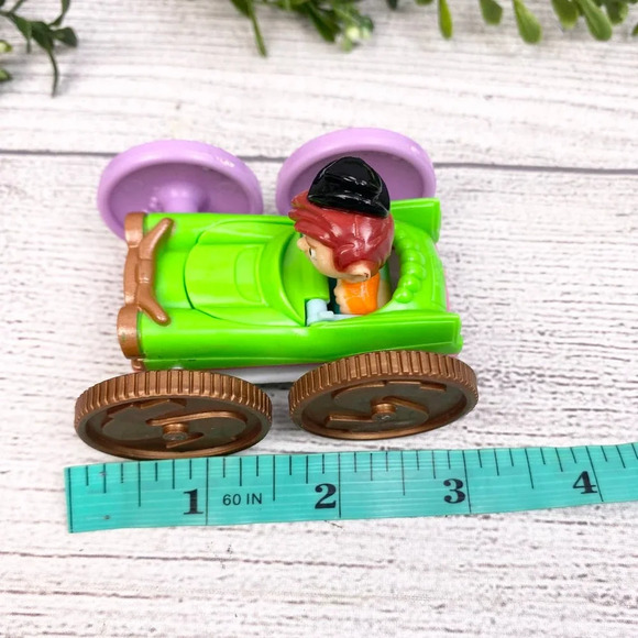 Vintage 1990 Warner Bros. Kids Meal Tiny Toons Two Sided Soap Box Derby Toy - Picture 9 of 9